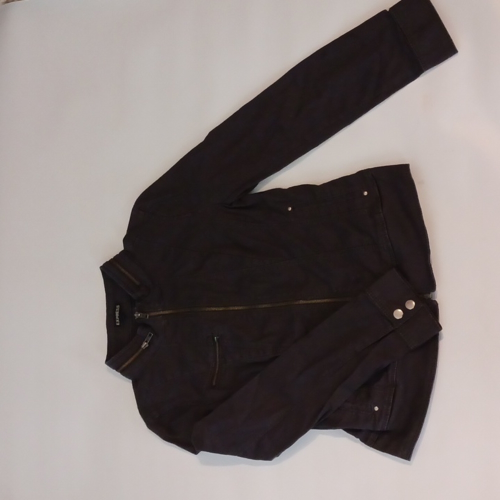 EXPRESS jean jacket gray